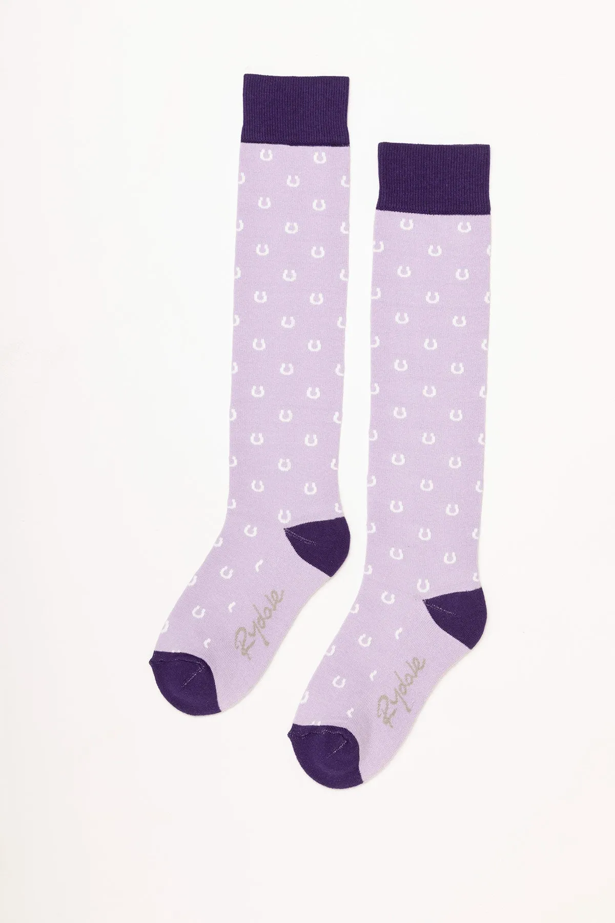 Ladies Horse Shoe Knee Length Socks