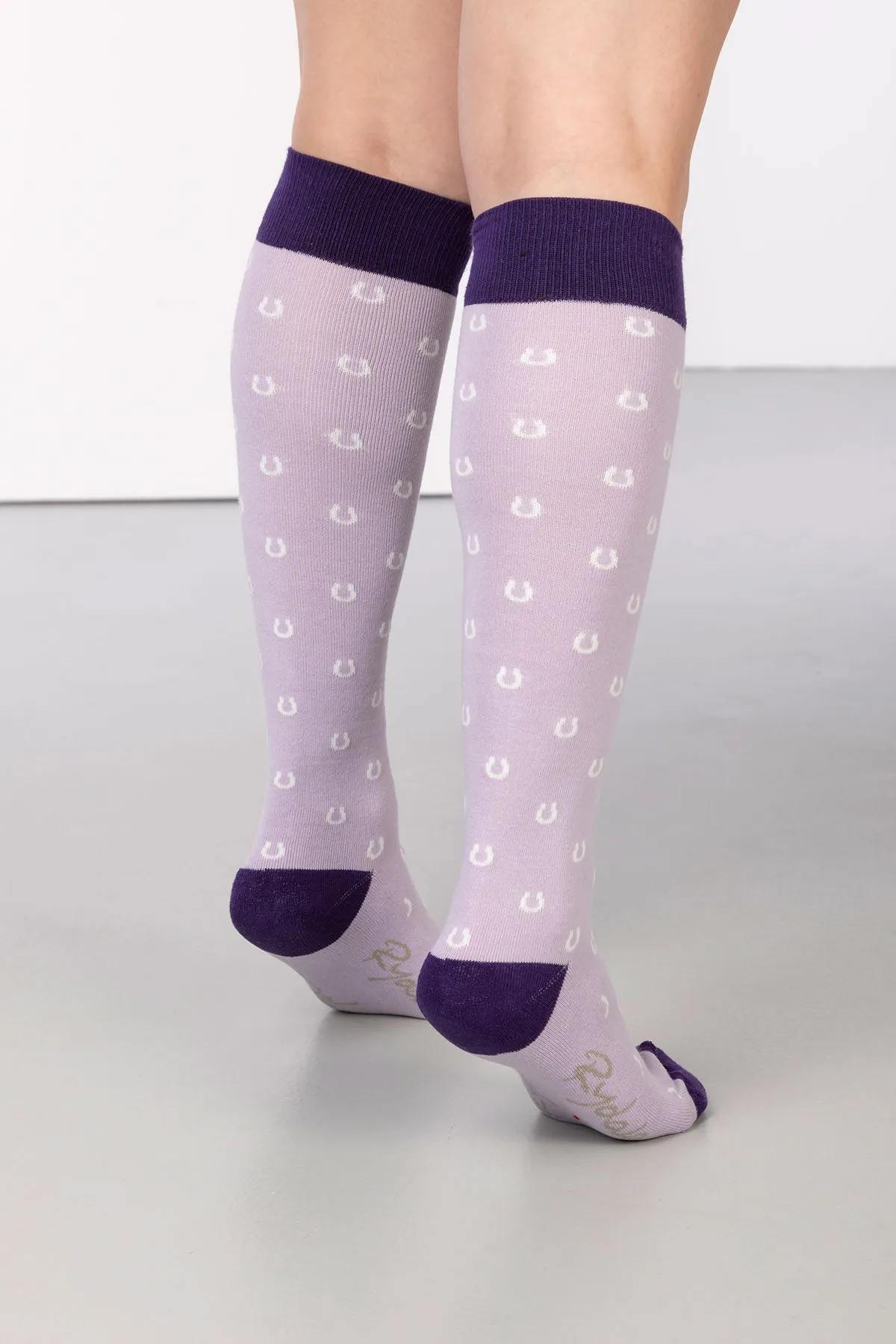 Ladies Horse Shoe Knee Length Socks