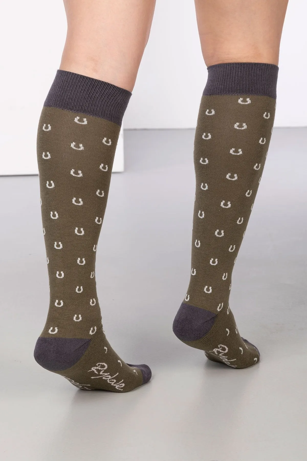 Ladies Horse Shoe Knee Length Socks