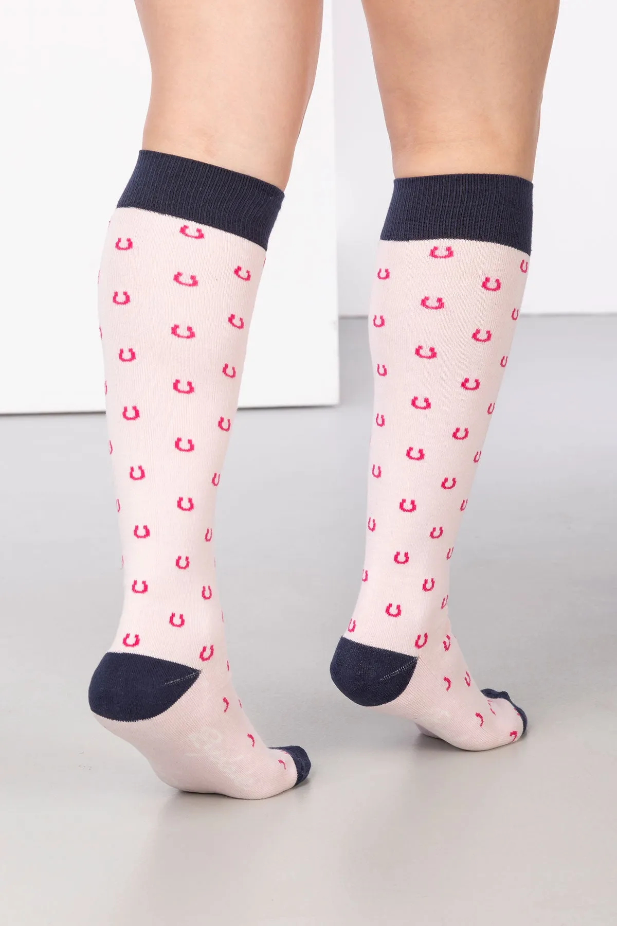 Ladies Horse Shoe Knee Length Socks