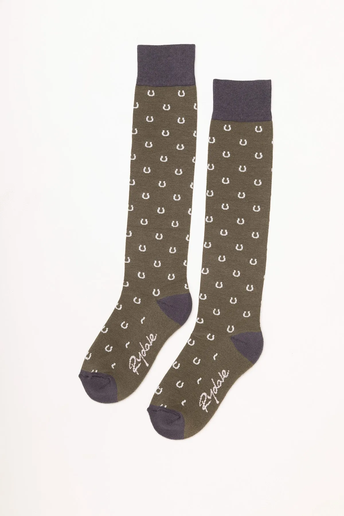 Ladies Horse Shoe Knee Length Socks