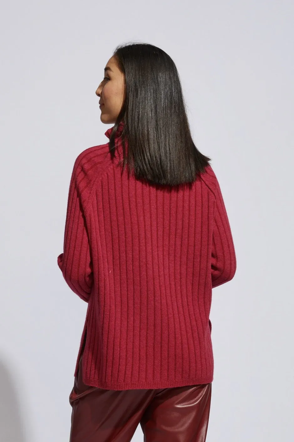 LD and Co - LC8185 Plaited Roll Neck Jumper