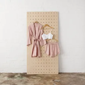 Linen Sleepwear Bundle - Pink & White