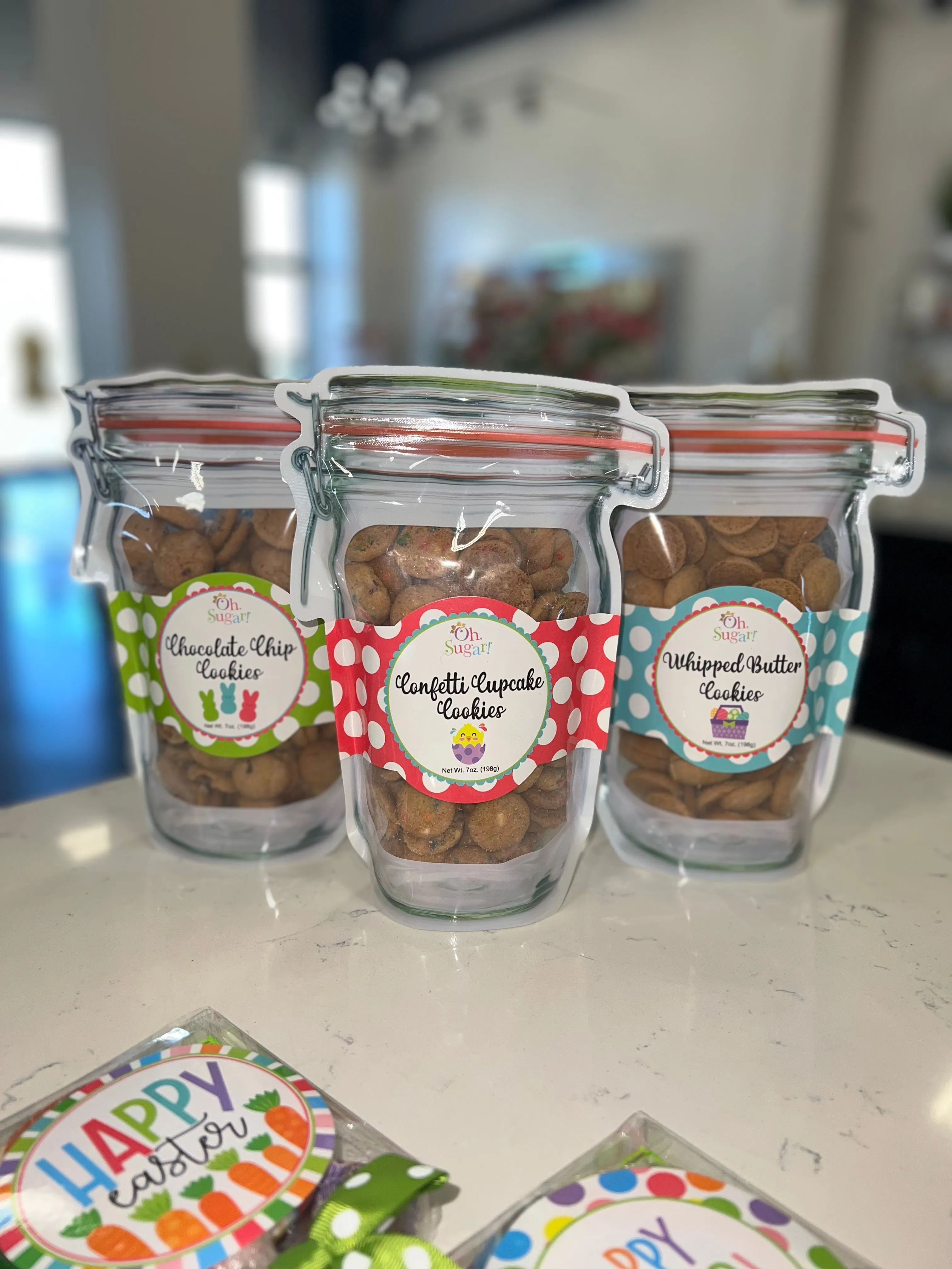 Mason Jar Easter Cookies