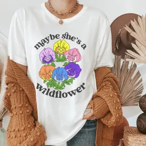 Maybe Shes A Wildflower Retro T Shirt