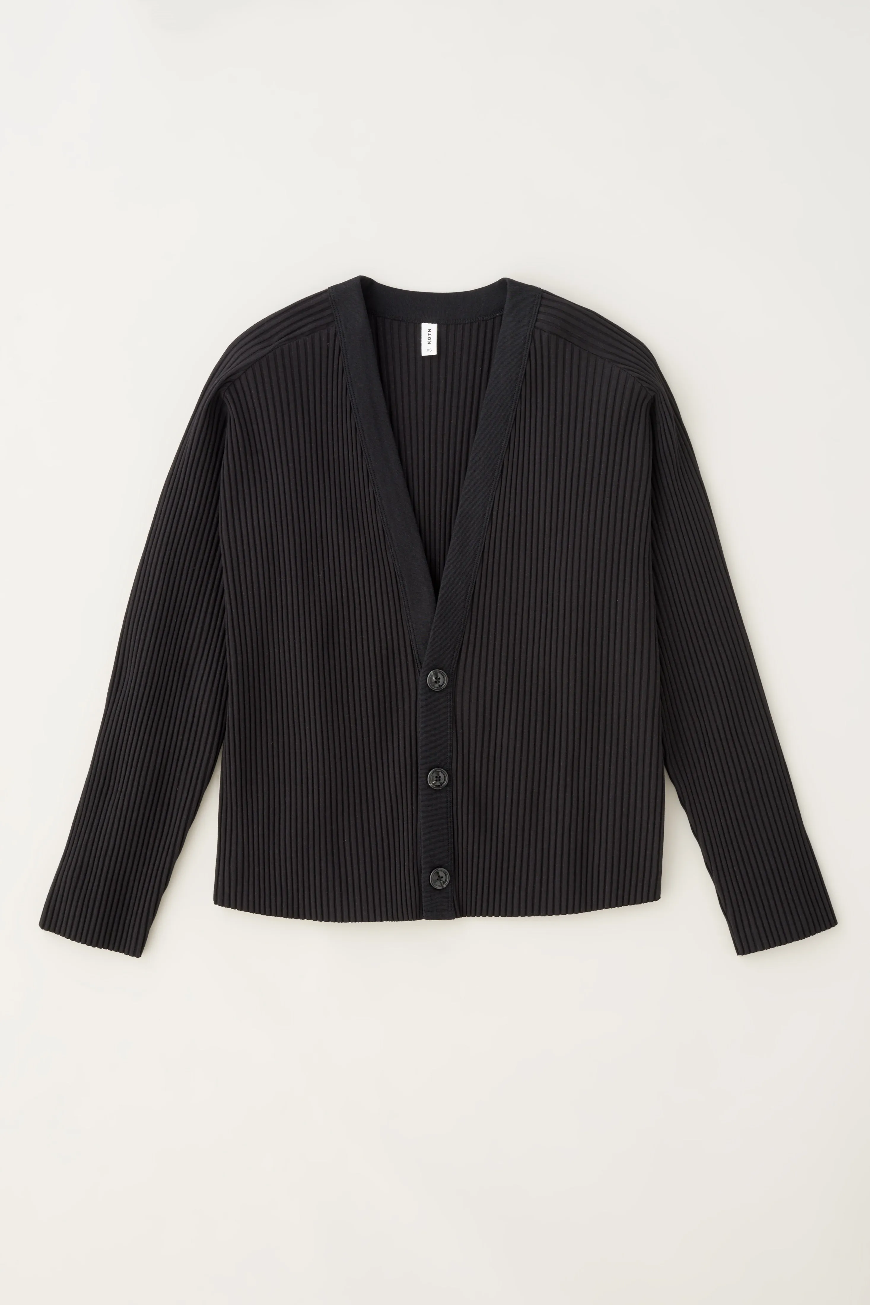 Men's Nile Rib Cardigan in Black