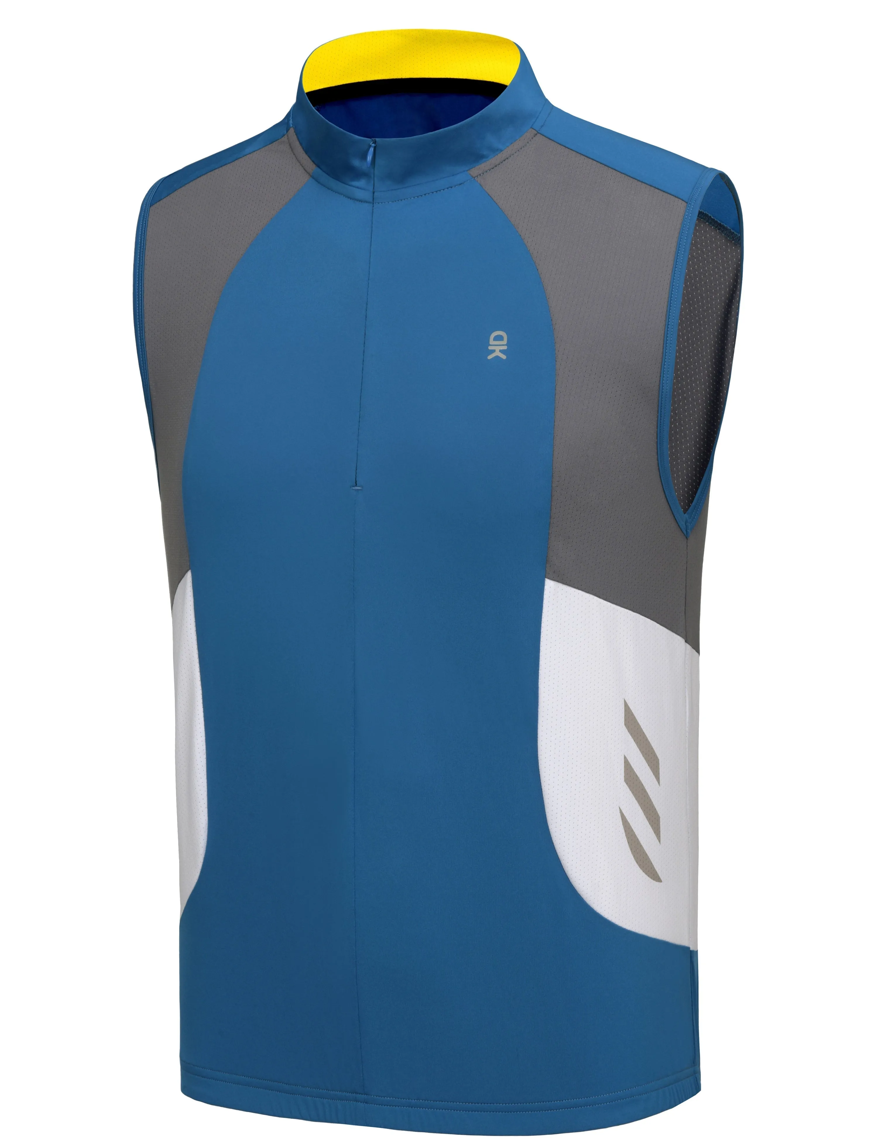 Men's Reflective Cycling Vests with 4 Rear Pockets