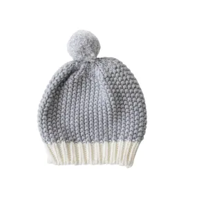 Mini Moss Baby Beanie | Grey