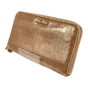 #MIU MIU/Long Wallet/PVC