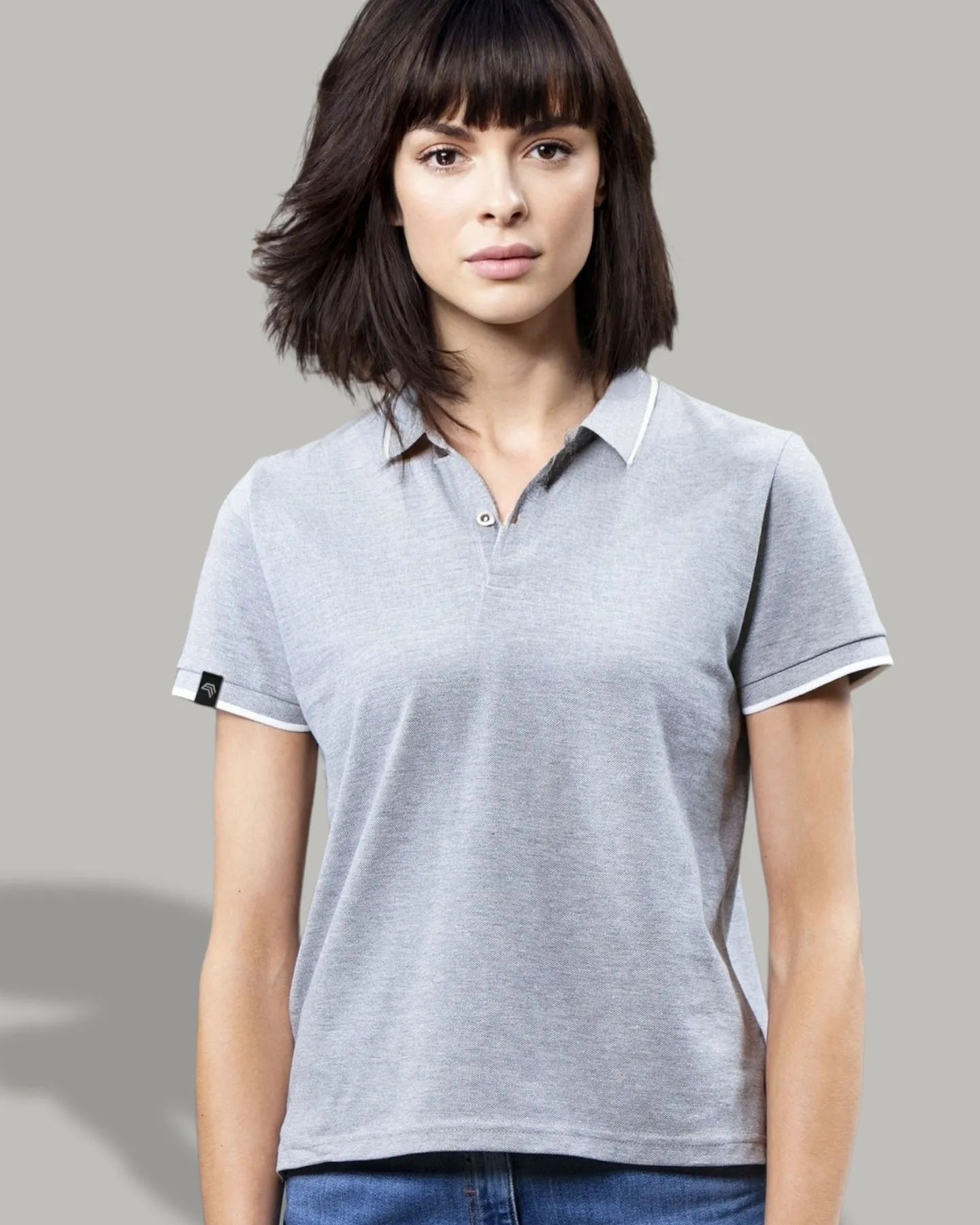 MTS M192 Women's Bio-Baumwolle Polo Shirt mit Knöpfen aus Kokosnuss-Schalen