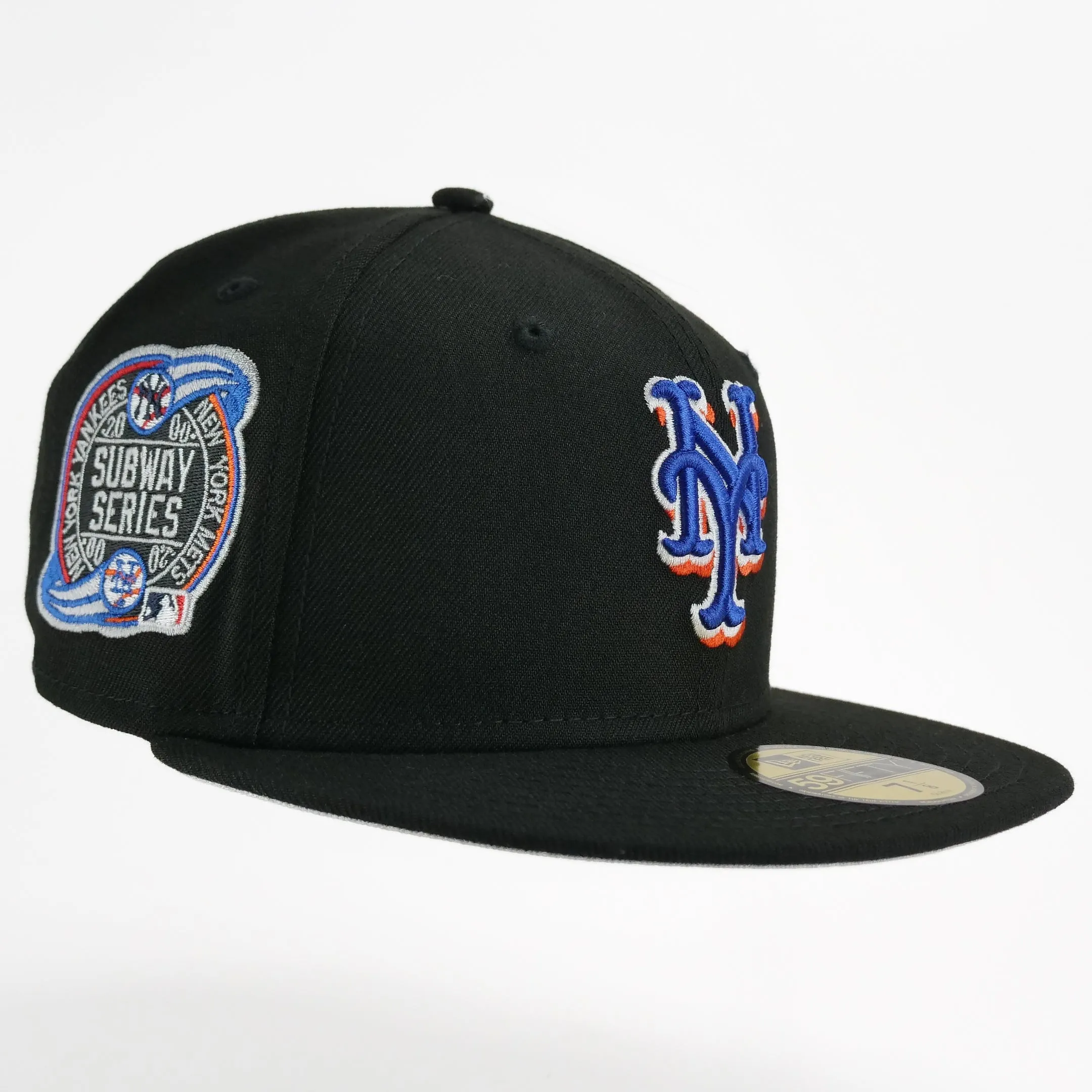 New Era Custom Exclusive Fitted New York Mets Black Alternate Subway Series 2000