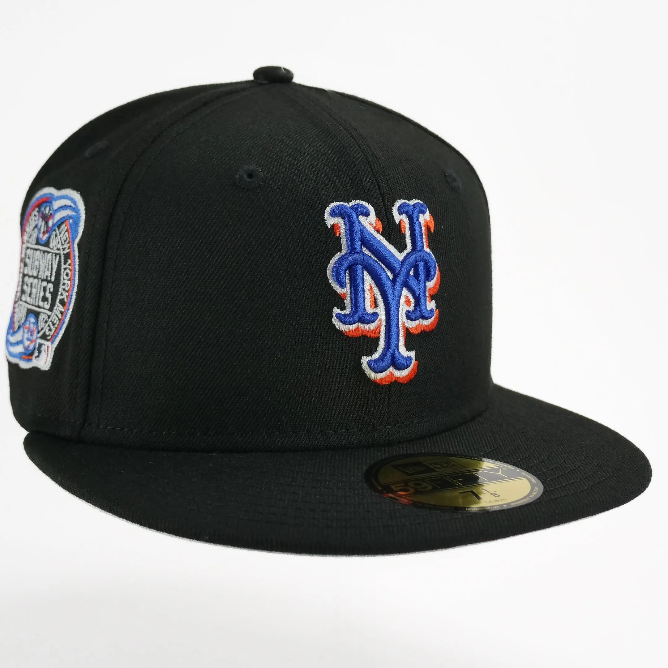 New Era Custom Exclusive Fitted New York Mets Black Alternate Subway Series 2000