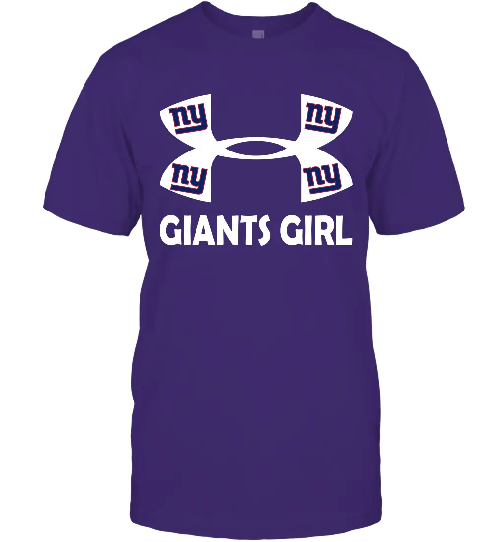 New York Giants Girl Under Armour Football T-Shirt