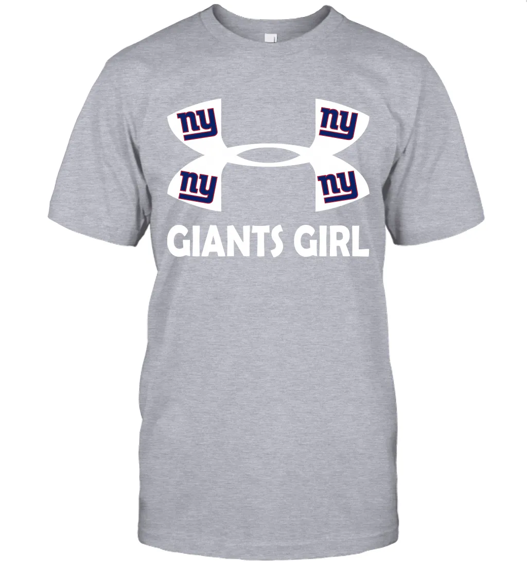 New York Giants Girl Under Armour Football T-Shirt