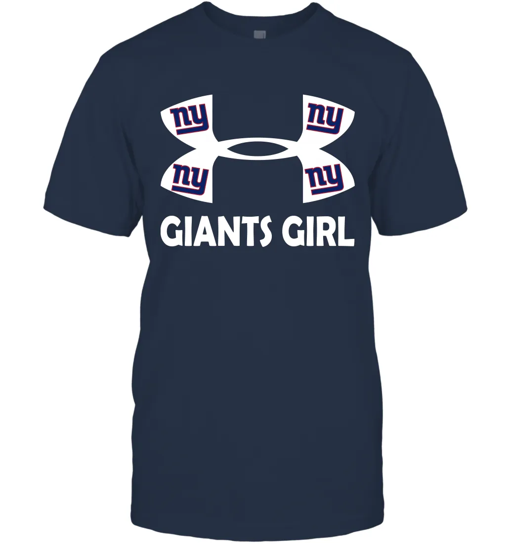 New York Giants Girl Under Armour Football T-Shirt