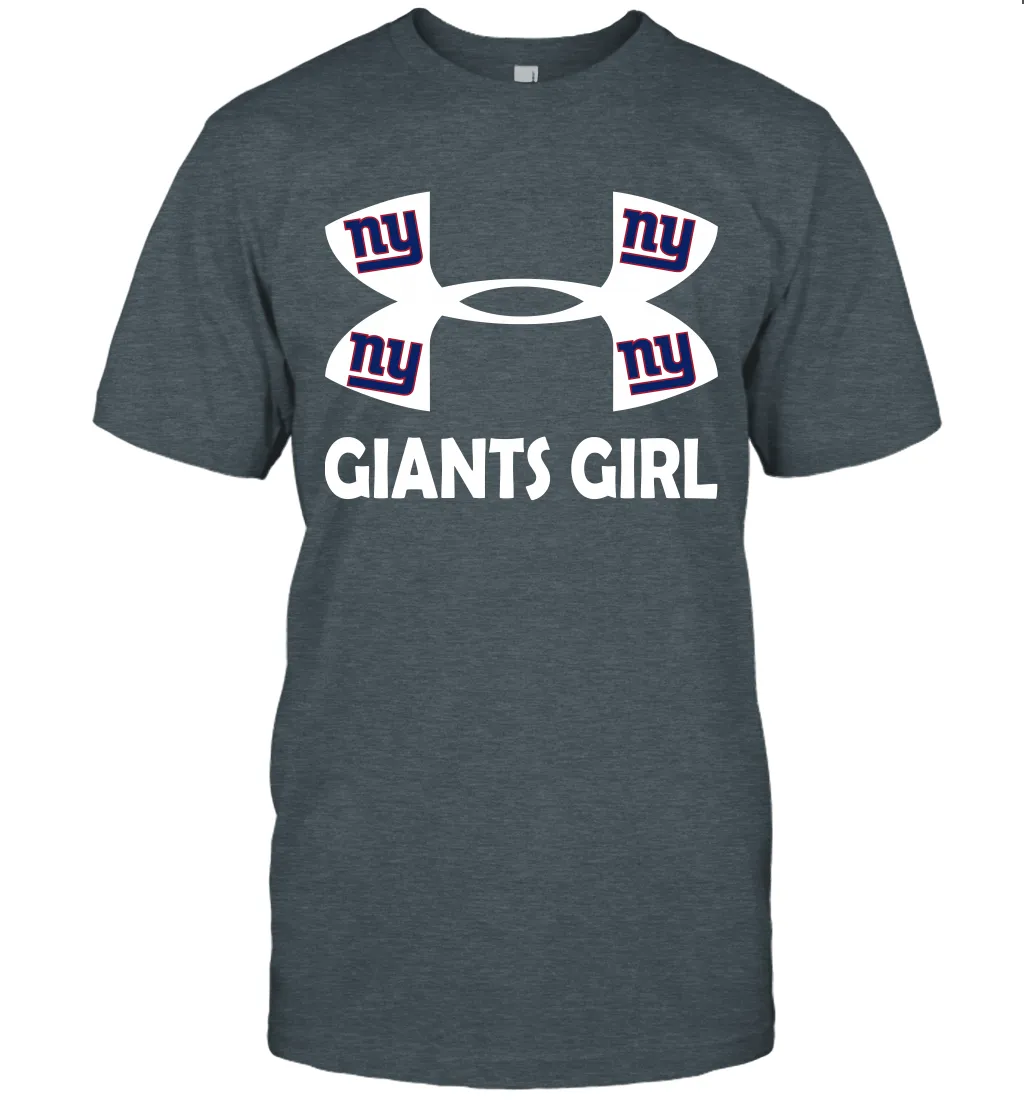 New York Giants Girl Under Armour Football T-Shirt