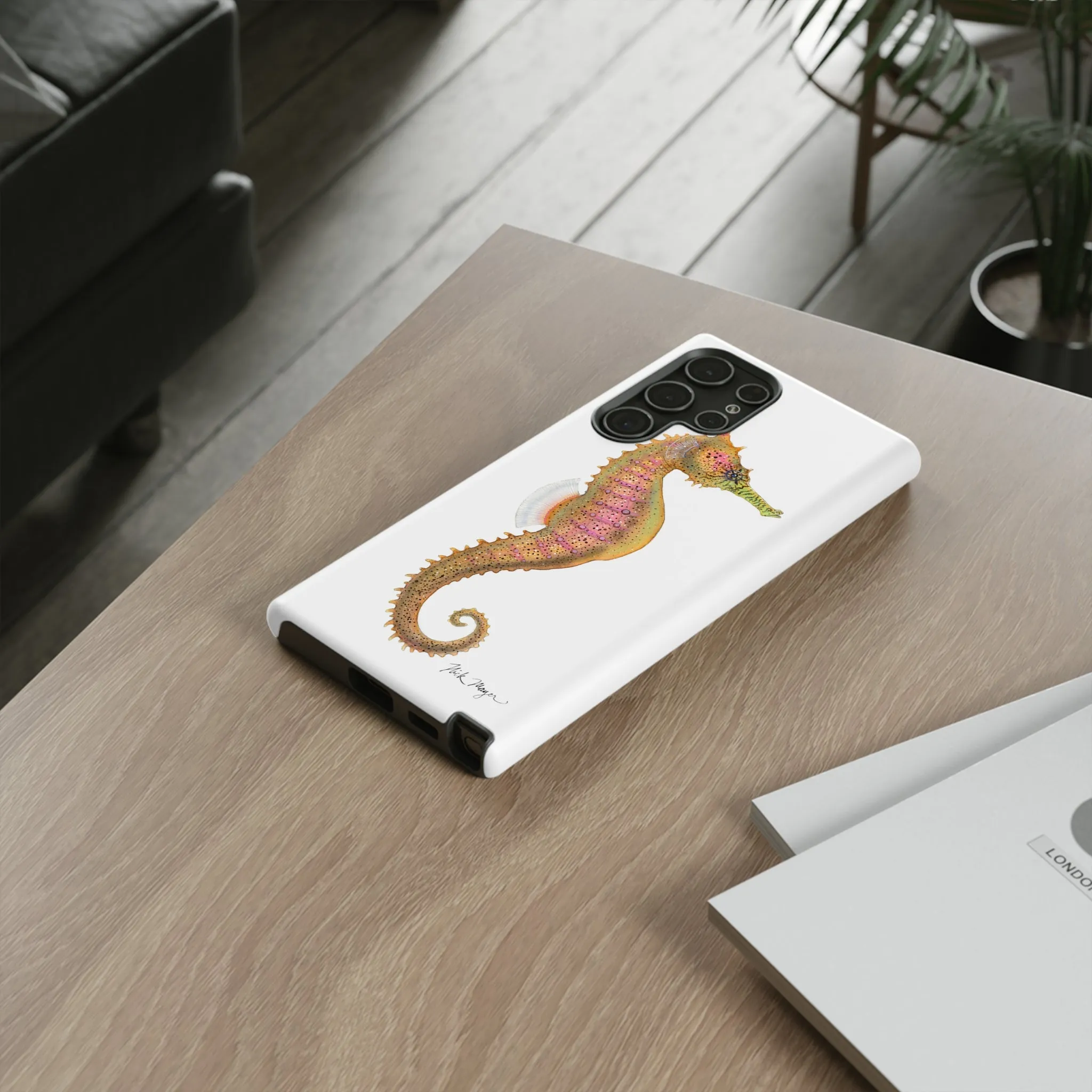 Pink Seahorse Phone Case (Samsung)