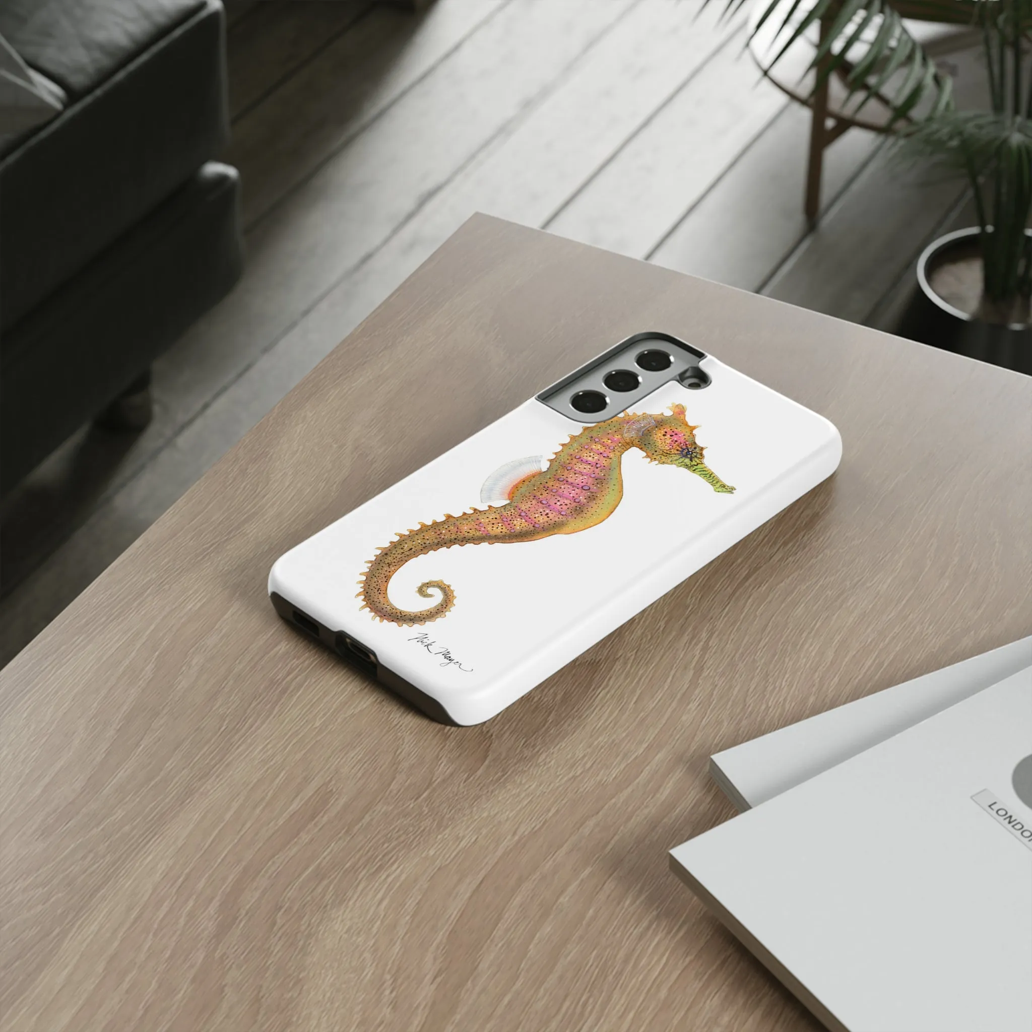 Pink Seahorse Phone Case (Samsung)