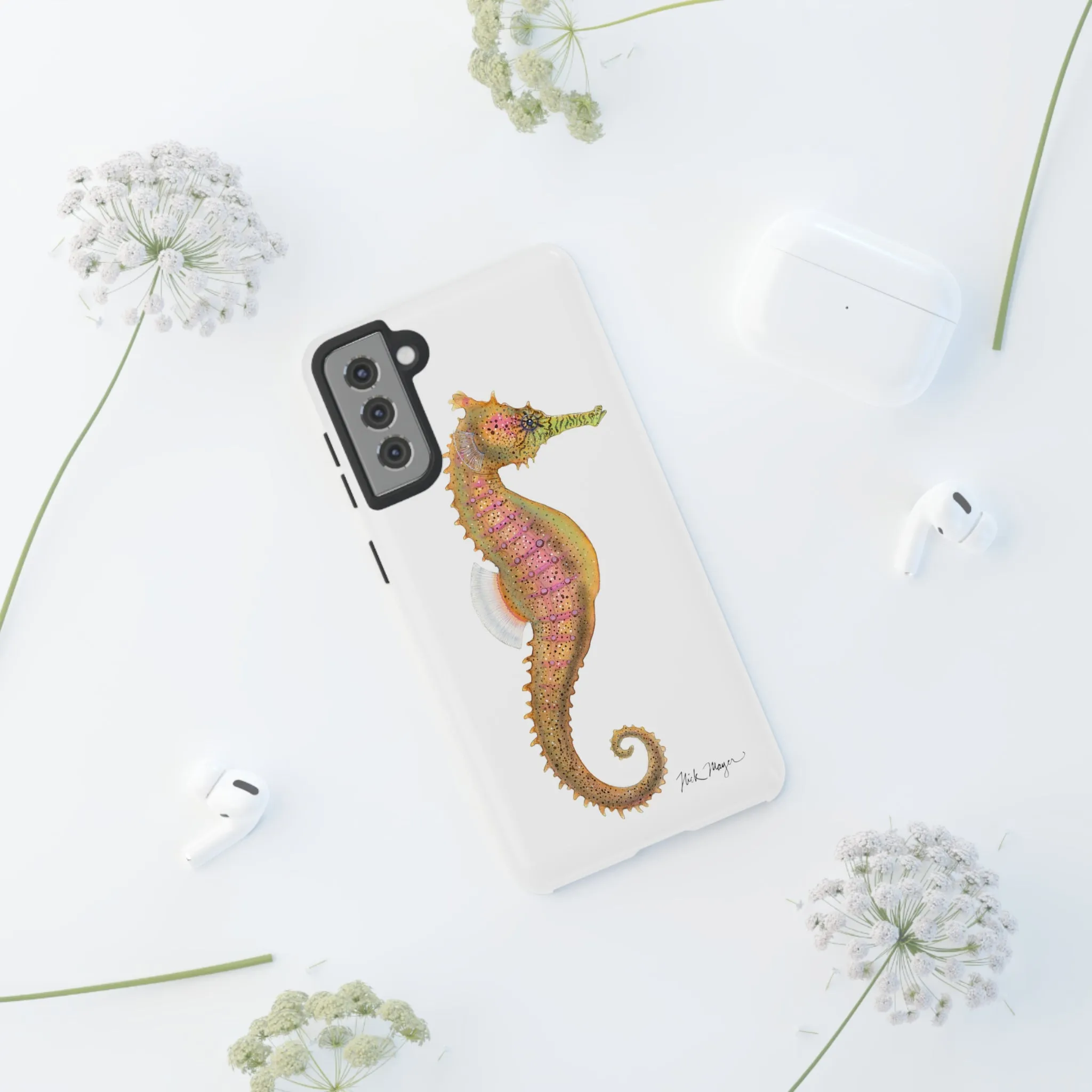 Pink Seahorse Phone Case (Samsung)