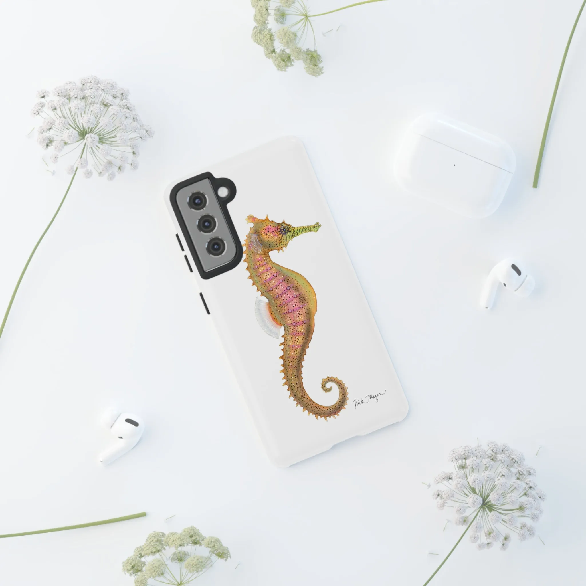 Pink Seahorse Phone Case (Samsung)