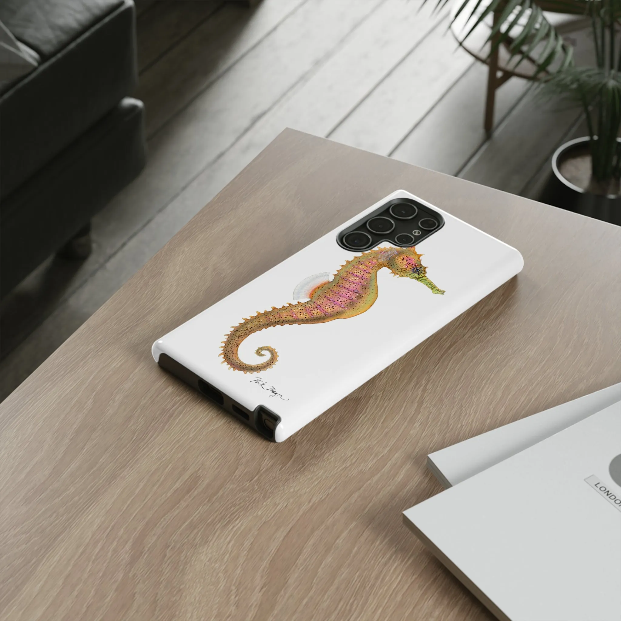 Pink Seahorse Phone Case (Samsung)