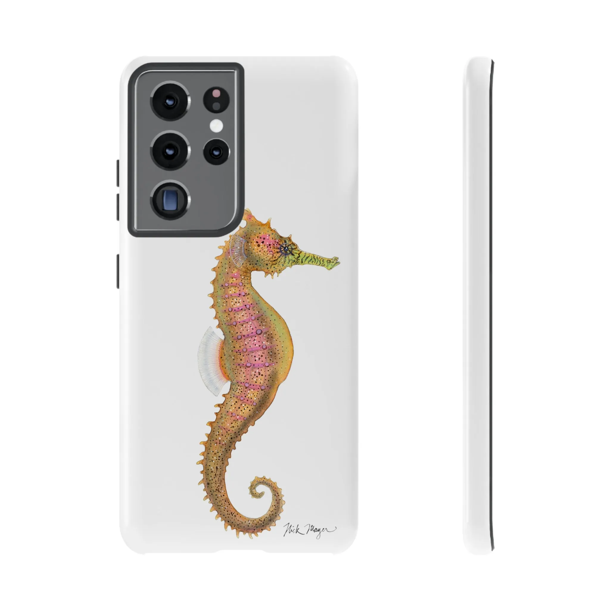 Pink Seahorse Phone Case (Samsung)