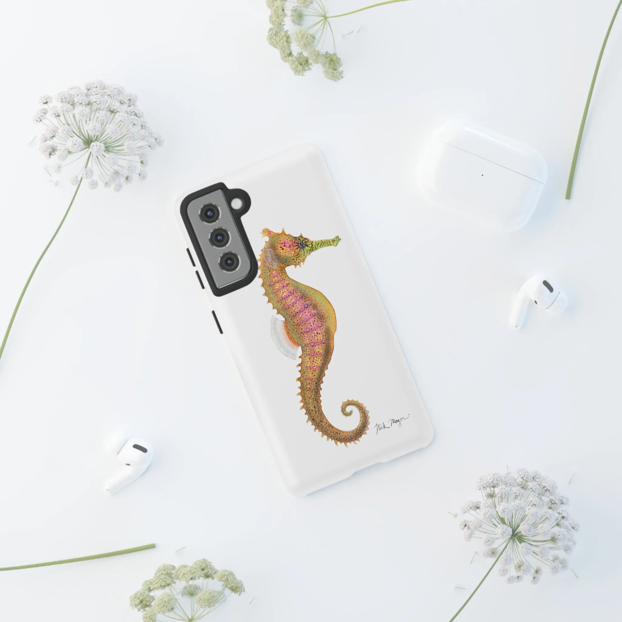 Pink Seahorse Phone Case (Samsung)