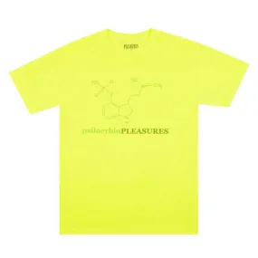 PLEASURES Psilocybin Shortsleeve Tee - Safety Green