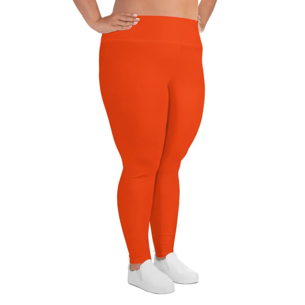 Plus Size Leggings Orange