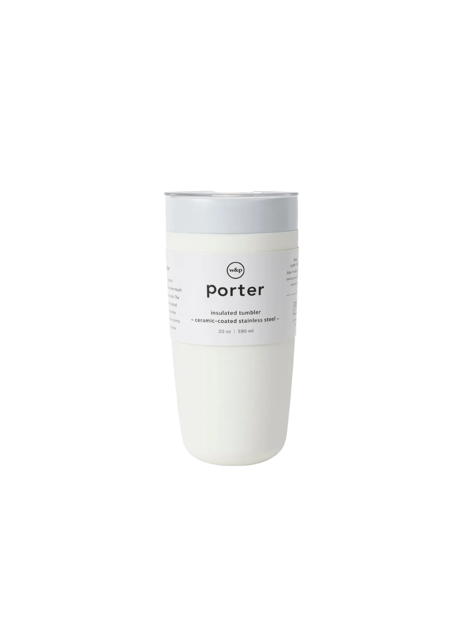 Porter Insulated 20oz Tumbler (Cream)