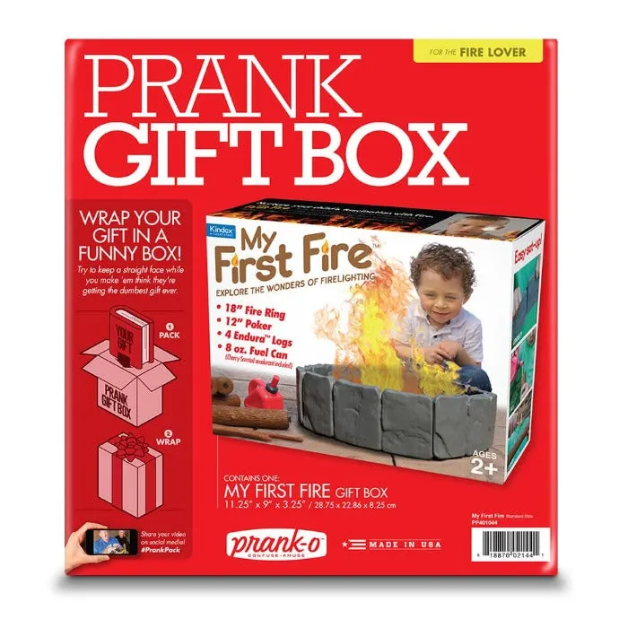 Prank Gift Box My First Fire