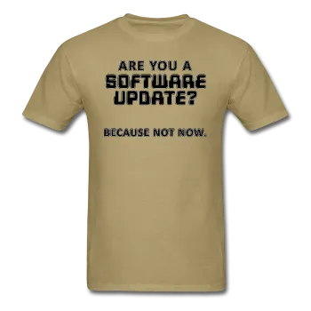 "Are You a Software Update" - Men's T-Shirt