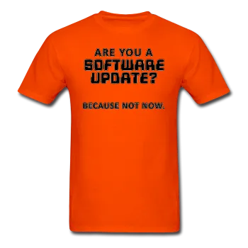 "Are You a Software Update" - Men's T-Shirt