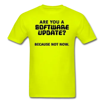 "Are You a Software Update" - Men's T-Shirt