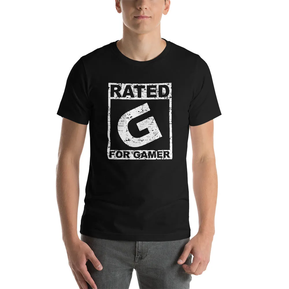 Rated G For Gamer T-Shirt Video Game Lover Nerd