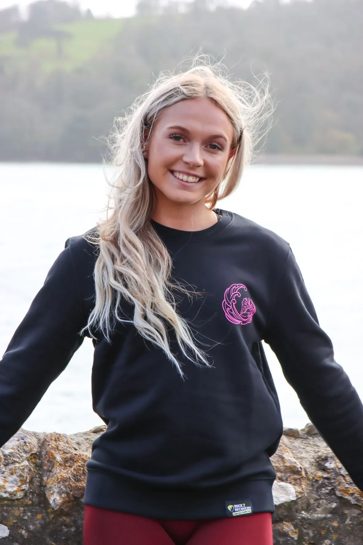 Rock2Recovery Lifestyle Sweatshirt - Pink