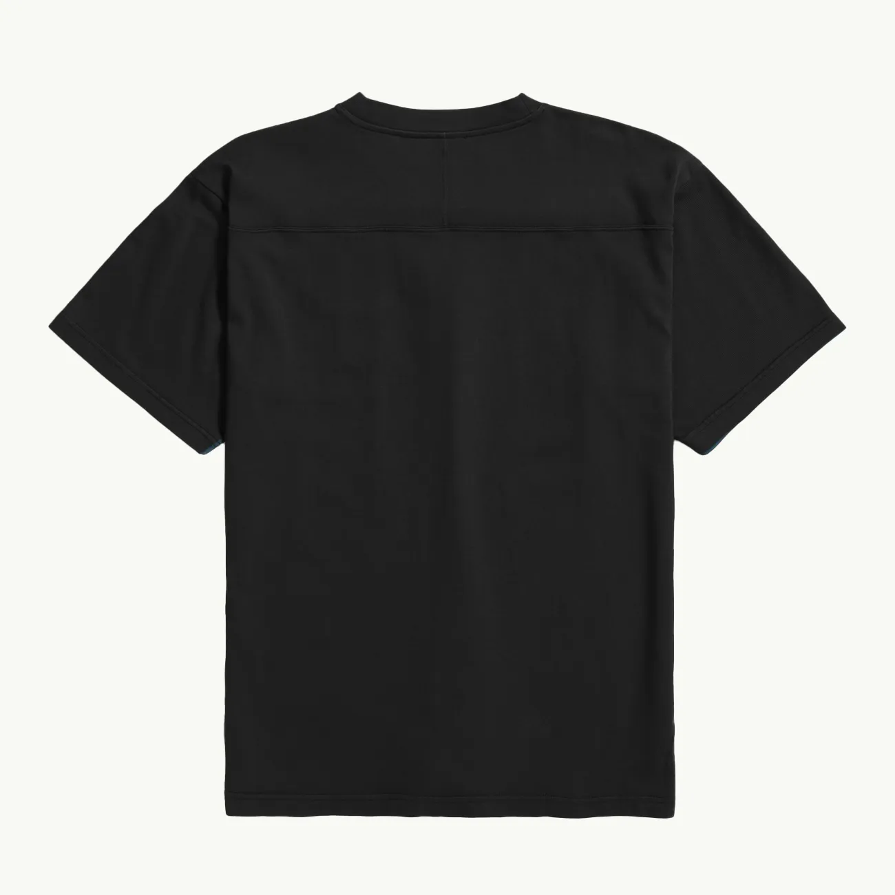 Simon Loose Organic Heavy Jersey N Patch T-Shirt - Black