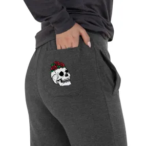 Skull Rose Unisex Skinny Joggers