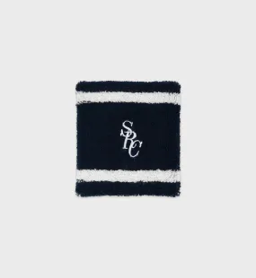 SRC Terry Wristband - Navy/White