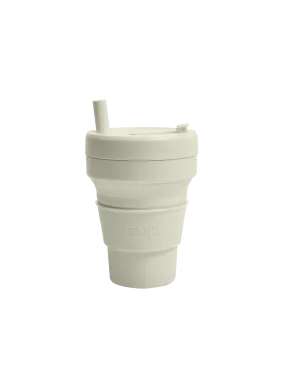 Stojo Collapsible Cup Biggie 16oz/470ml (Oat)