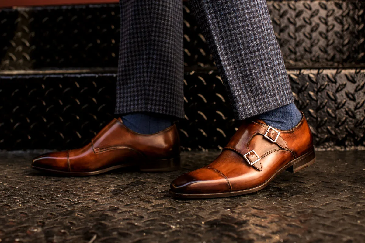 The Burton Double Monk Strap - Brown