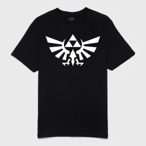 The Legend of Zelda - Royal Family Crest Black Tee