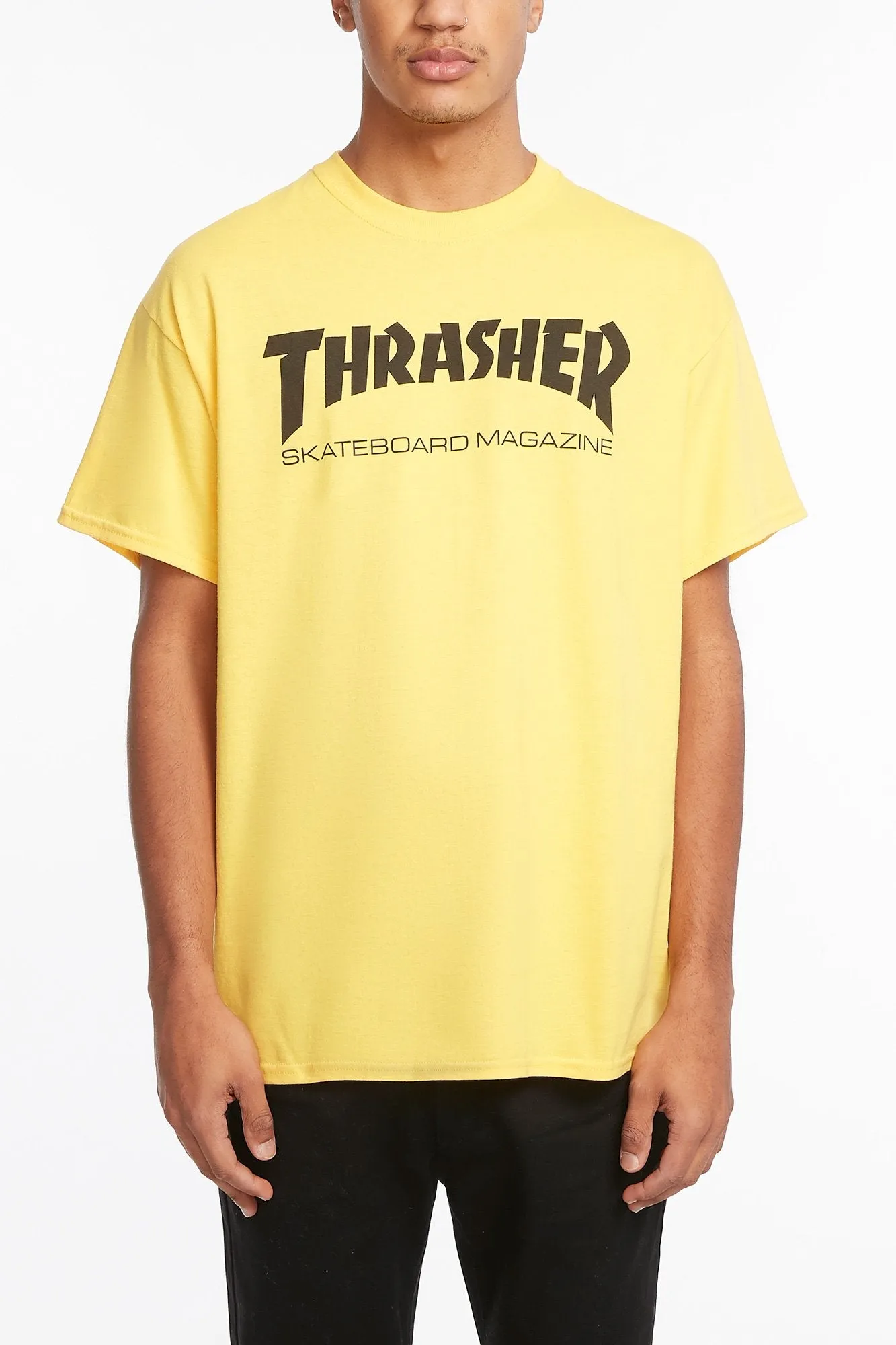 Thrasher Guys Skate Mag Yellow Graphic Tee