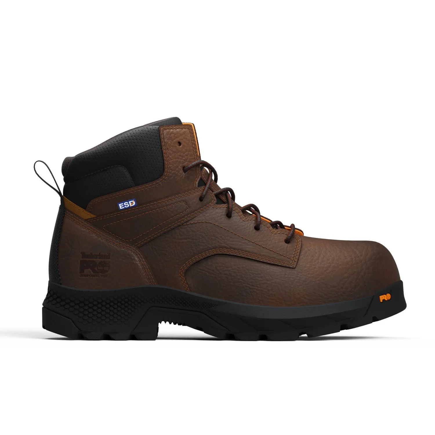 Titan Ev  6 Inch Composite-Toe SD10 Work Boot Brown Coffee