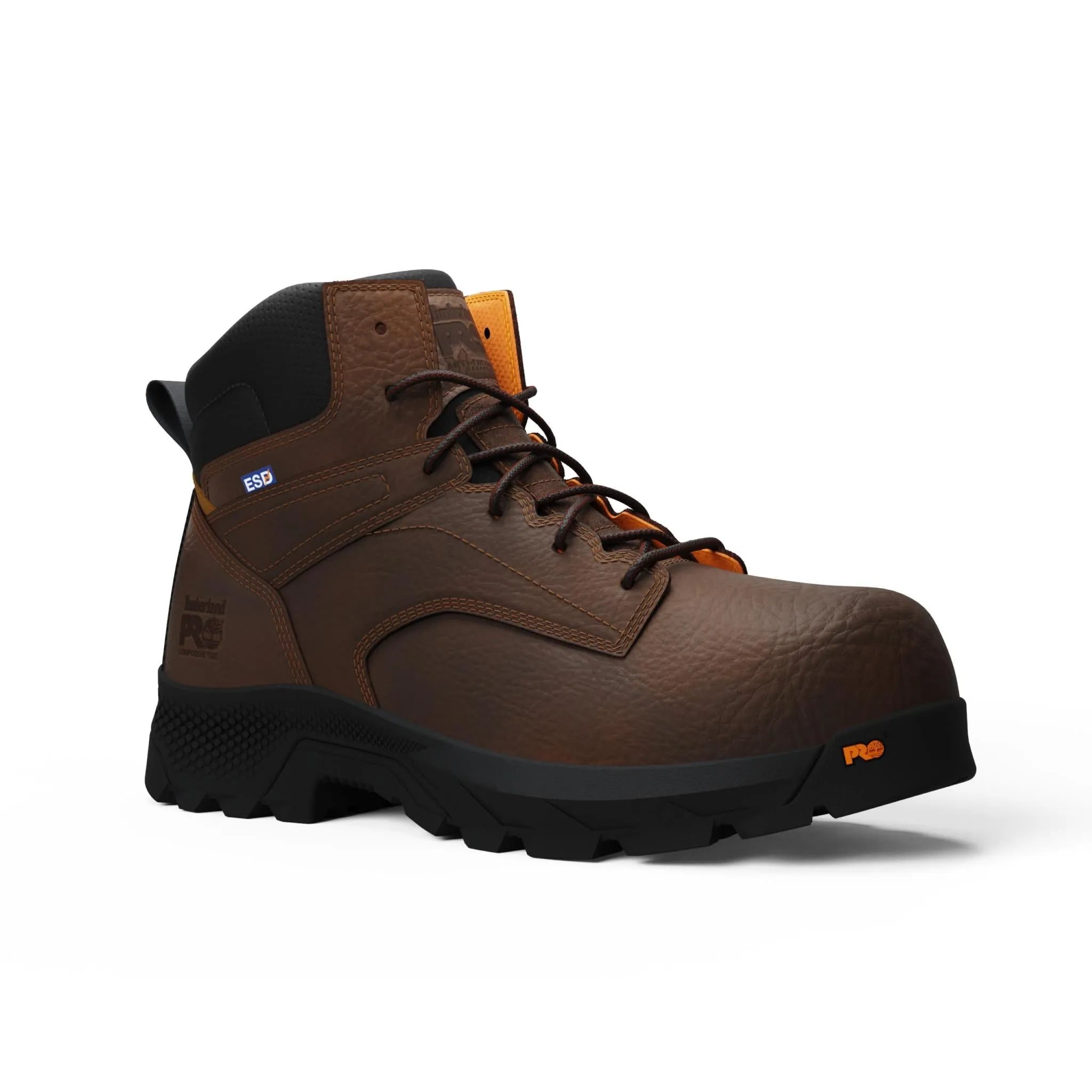 Titan Ev  6 Inch Composite-Toe SD10 Work Boot Brown Coffee