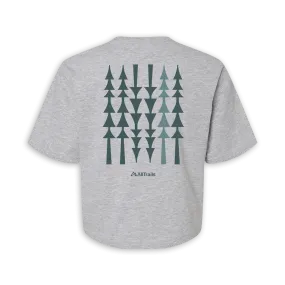 Treeline Women's Boxy Tee - Heather Gray