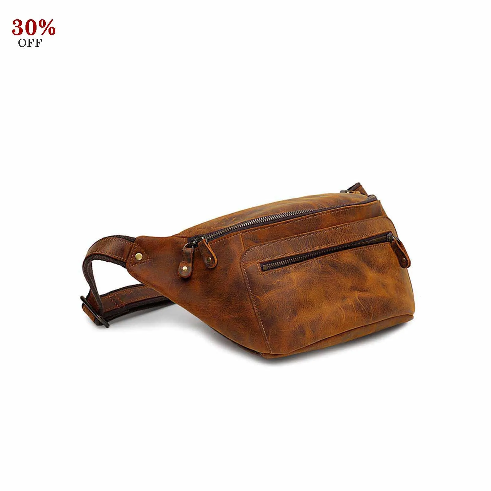 Vintage Crossbody Belt Bag For Men