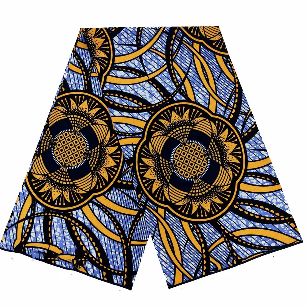 Vlisco Dutch Wax Print Fabric 100% Cotton