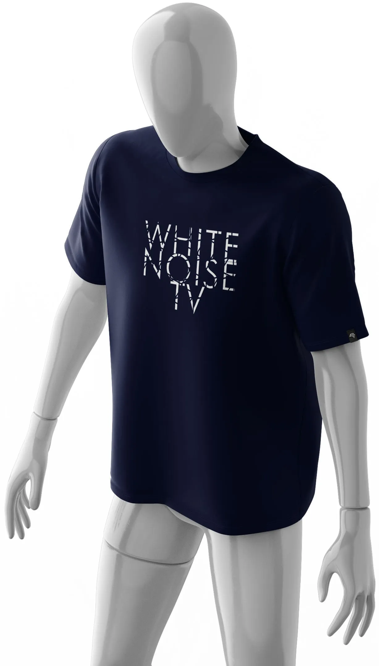 White Noise TV - Netz Logo - Men's Basic T-Shirt