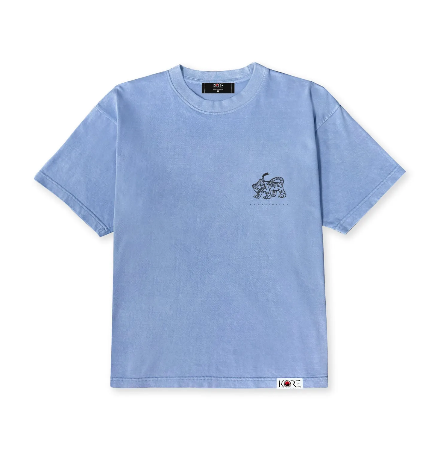 WHITE TIGER TEE (LIGHT BLUE)